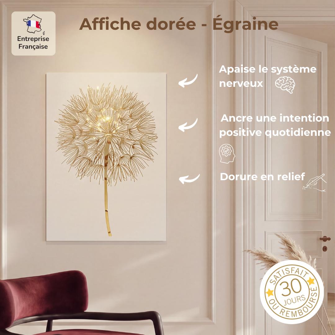 Affiche Dorée