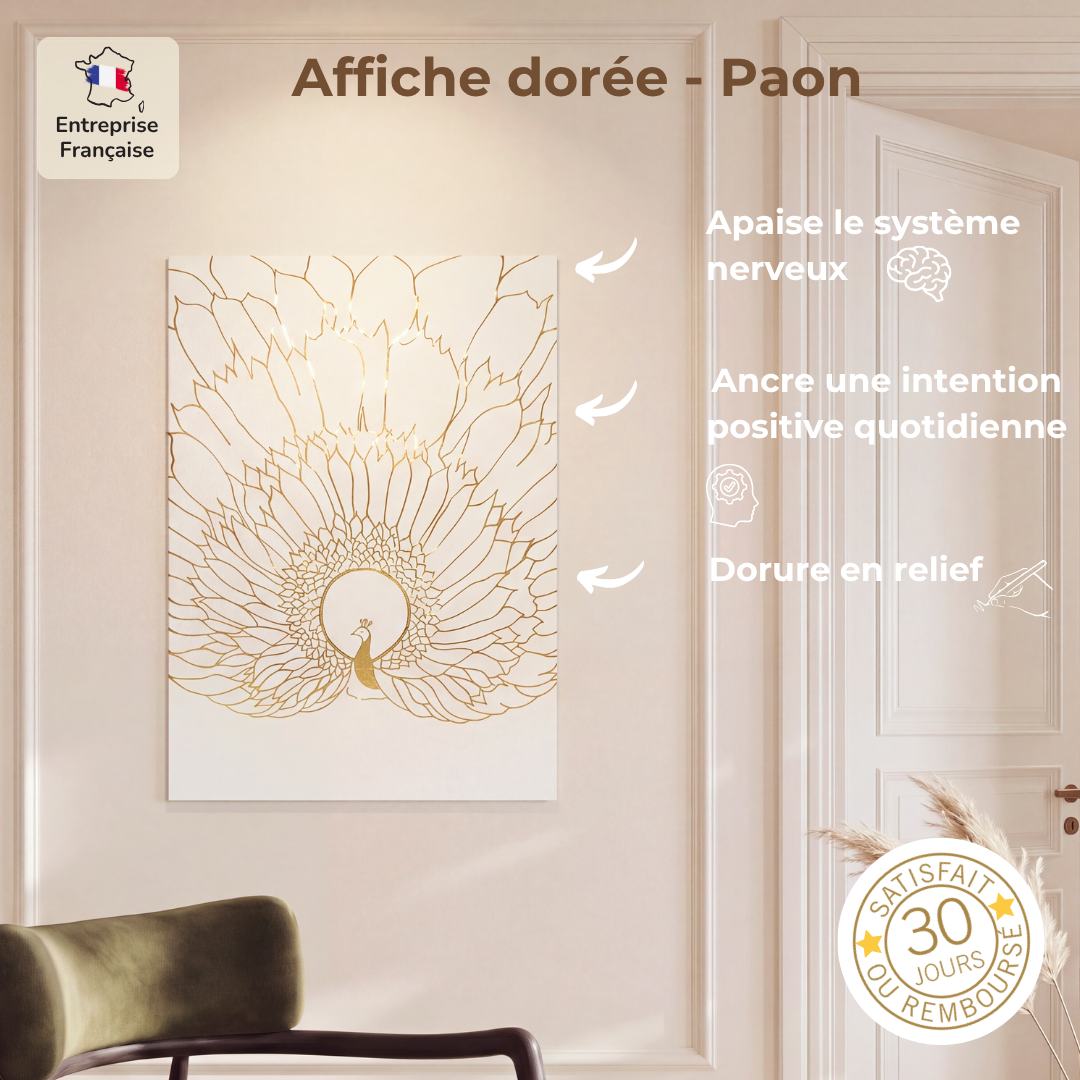 Affiche Dorée